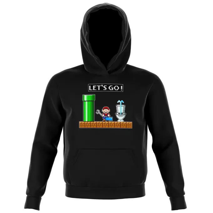 Felpe con cappuccio Bambini Paoridia Super Mario Super Mario