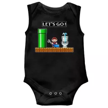 Body bébé sans manches Parodies Jeux Vidéo