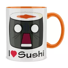 Mug « I Love Sushi ! NOOOO !! » – Parodie Japon Culture