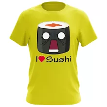 T-shirt « I Love Sushi ! NOOOO !! » – Parodie Japon Culture