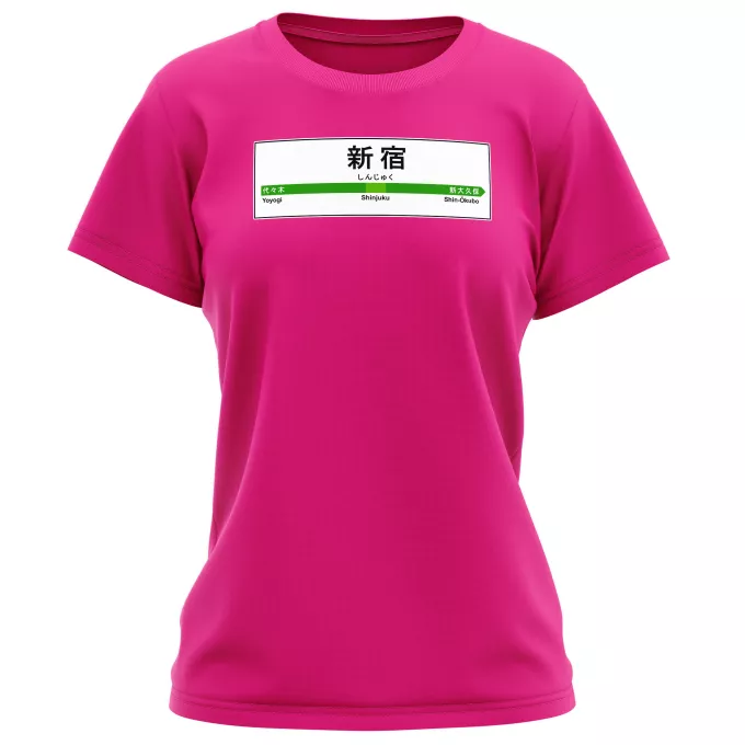 T-shirts Femmes Parodie Japon Gares Gare de Shinjuku !