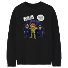 Pull Enfant Death Mask « L'affaire D.S.Mask ( Il affichait le visage de ses victimes sur les murs de son temple...) » – Parodie Saint Seiya