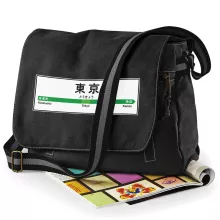 Sac à bandoulière « Gare de Tokyo ! » – Parodie Japon Gares