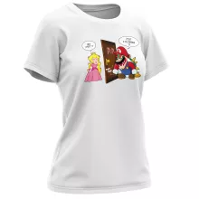 T-shirt Femme Bowser « C'est l'plombier ! » – Parodie Super Mario