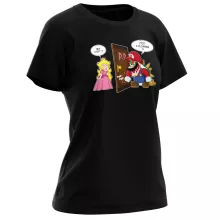 T-shirt Femme Bowser « C'est l'plombier ! » – Parodie Super Mario