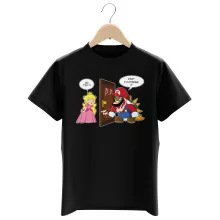 T-shirt Enfant Bowser « C'est l'plombier ! » – Parodie Super Mario
