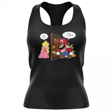 Débardeur Femme Bowser « C'est l'plombier ! » – Parodie Super Mario