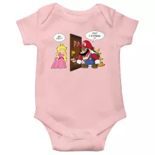 Body bébé (Filles) Bowser « C'est l'plombier ! » – Parodie Super Mario
