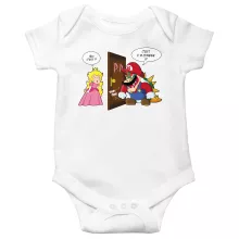 Body bébé Bowser « C'est l'plombier ! » – Parodie Super Mario