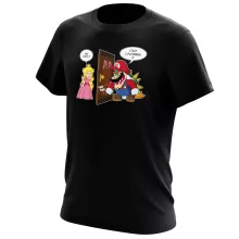 T-shirt Bowser « C'est l'plombier ! » – Parodie Super Mario