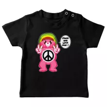 Baby's T-shirt “Peace and Love - Reggae Version” – The Care Bears parody