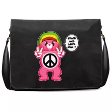 Sac à bandoulière « Peace And Love Man - Reggae Version » – Parodie Bisounours