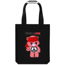 Borsa Tote Bag in cotone organico Parodie di Manga