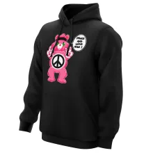 Hoodie “Peace and Love - Hippie Version” – The Care Bears parody