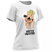 Son-Goku Damen T-shirt “Son-Goku, Vegeta und Broly” – Parodie auf Dragon Ball Z