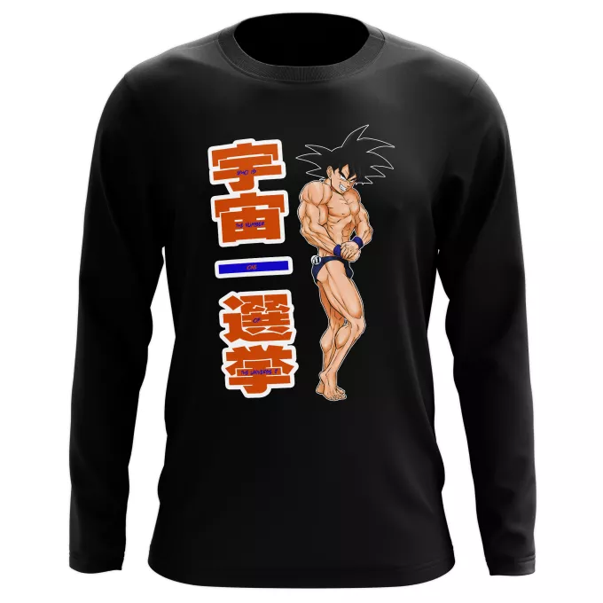 Lange Mouwen T-Shirts Parodie Dragon Ball Z - DBZ Son Goku