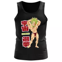 Débardeur Broly « Mister Univers - Candidat N° 7 » – Parodie Dragon Ball Z