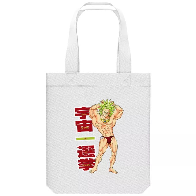biologisch katoenen draagtas (Tote Bag) Parodie Dragon Ball Z - DBZ Broly