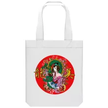totebag Japon « La Geisha et le Dragon (Ryumi) ! » – Parodie Japon Culture