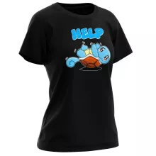Schiggy Damen T-shirt – Parodie auf Pokémon