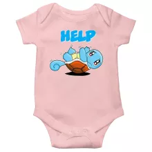 Body baby korta ärmar (flicka) Parodier Tv-spel