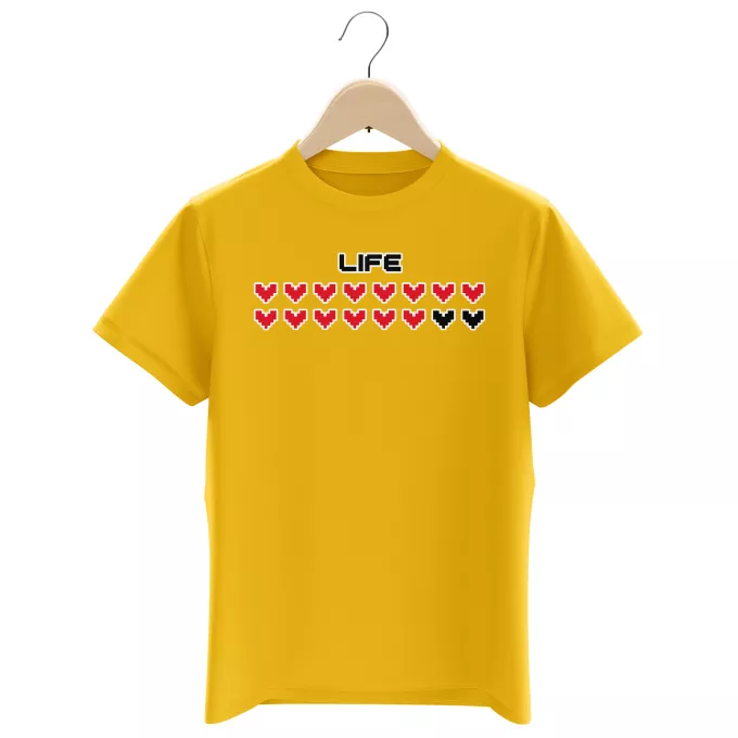Camisetas Niños Parodia Videojuegos Pxel Life Pixel Design