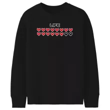 Life Pixel Design Kids Sweater – Video games Pixel parody