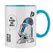 Mug R2-D2 « Boîte de conserve ... » – Parodie Star Wars