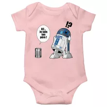 Body bébé (Filles) R2-D2 « Boîte de conserve ... » – Parodie Star Wars