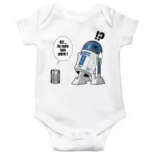Body bébé R2-D2 « Boîte de conserve ... » – Parodie Star Wars