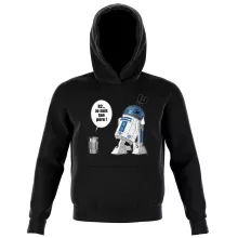 Sweat à capuche Enfant R2-D2 « Boîte de conserve ... » – Parodie Star Wars