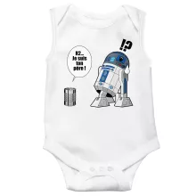 Body bébé R2-D2 « Boîte de conserve ... » – Parodie Star Wars
