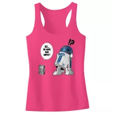 Débardeur Enfant Fille R2-D2 « Boîte de conserve ... » – Parodie Star Wars