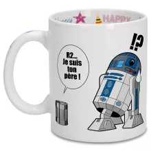 Mug R2-D2 « Boîte de conserve ... » – Parodie Star Wars