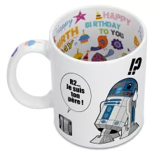 Mug R2-D2 « Boîte de conserve ... » – Parodie Star Wars
