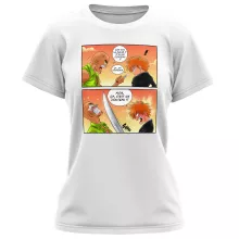 T-shirt Femme Ichigo Kurosaki « Non, ça c'est un couteau ! » – Parodie Bleach