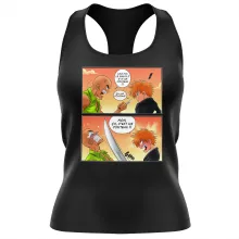 Débardeur Femme Ichigo Kurosaki « Non, ça c'est un couteau ! » – Parodie Bleach