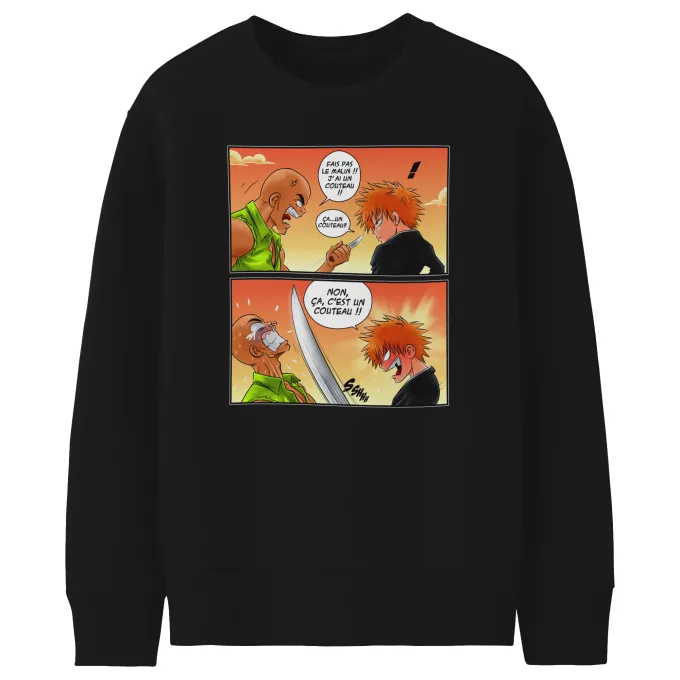 Pulls Enfants Parodie Bleach Non, ça c'est un couteau ! - Ichigo Kurosaki