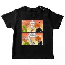 T-shirt bébé Ichigo Kurosaki « Non, ça c'est un couteau ! » – Parodie Bleach