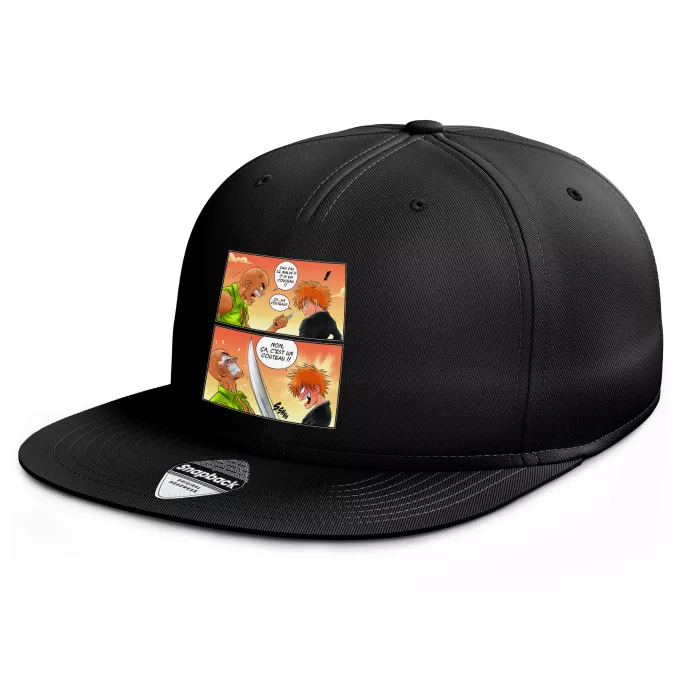 Casquette Rap Snapback Parodie Bleach Non, ça c'est un couteau ! - Ichigo Kurosaki