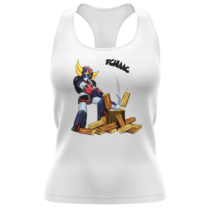 Camisolas de alças Mulheres Paródia UFO Robot Grendizer UFO Robot Grendizer