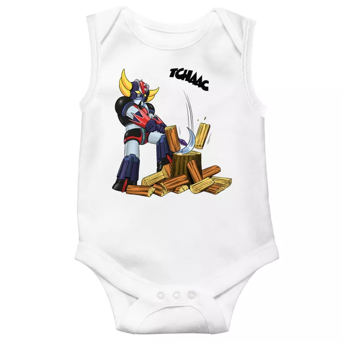 Fatinho sem mangas para bebé Paródia UFO Robot Grendizer UFO Robot Grendizer