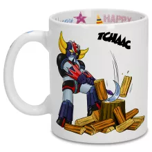Caneca – UFO Robot Grendizer de parodia