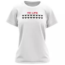 Camiseta Mujer No Life Design – Parodia de Videojuegos Pxel