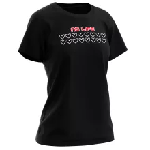 T-shirt Femme Pixel Design « No Life ! » – Parodie Jeux Vidéo Pixel