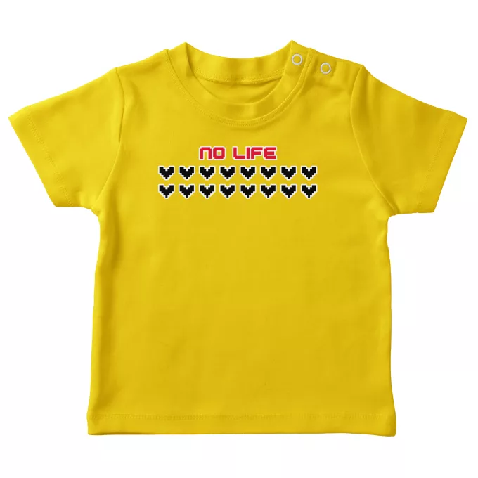 Baby T-shirts Parodi Pixel videospel No Life Design