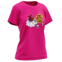 Pegasus Seiya Damen T-shirt “Pegasus Seiya, Aiolia des Löwen und der Pope” – Parodie auf Saint Seiya