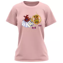 T-shirt Femme Aiolia « Dompteur de lion ! » – Parodie Saint Seiya