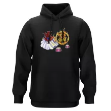 Pegasus Seiya Kapuzenpullover “Pegasus Seiya, Aiolia des Löwen und der Pope” – Parodie auf Saint Seiya