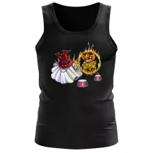 Pegasus Seiya Tank Top “Pegasus Seiya, Leo Aiolia and The Pope” – Knights of the Zodiac - Saint Seiya parody